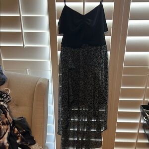 BCBGeneration Black Spaghetti Strap Dress